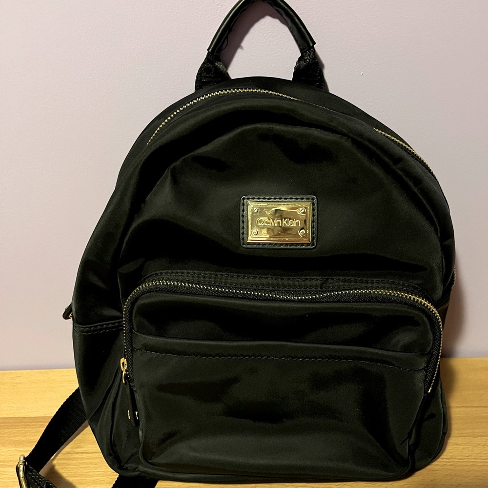 Calvin Klein Nylon Book Bag - 11”x8”x5” - small